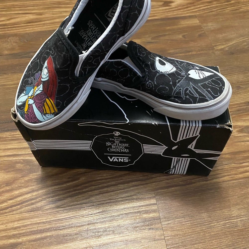 Nightmare Before Christmas Kids Slip on Vans